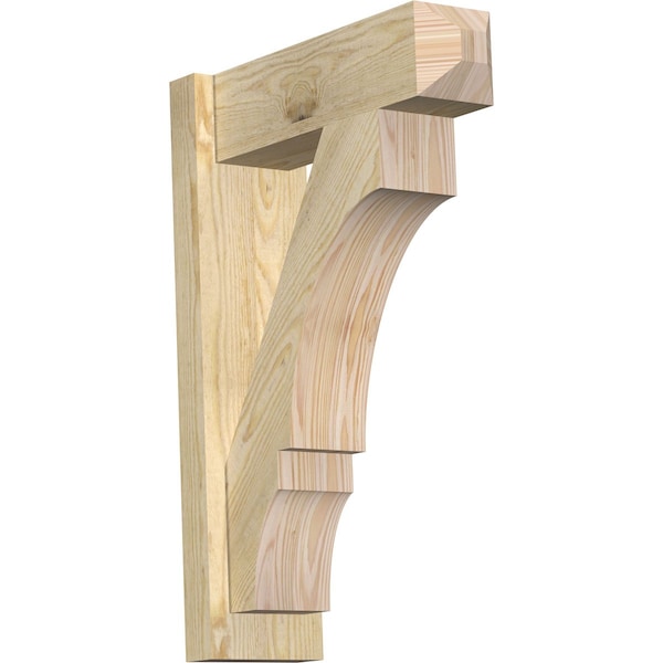 Ekena Millwork Balboa Rough Sawn Craftsman Outlooker, Douglas Fir, 6"W x 18"D x 26"H OUT06X18X26BOA04RDF - main